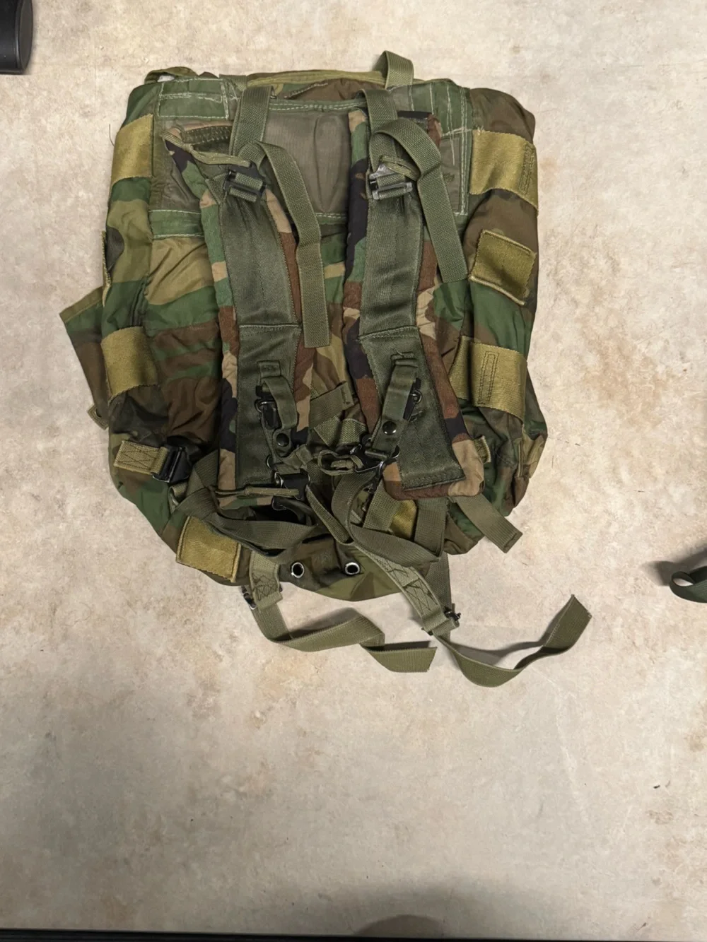 Woodland Camo Military Backpack